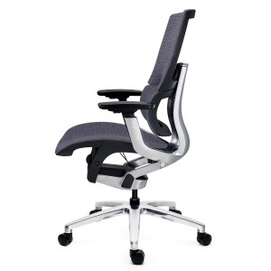 Silla Ergonómica ERGOPLUS, Premium, Estructura Metal, Malla Negra