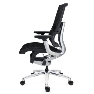 Silla Ergonómica ERGOPLUS, Premium, Estructura Metal, Malla Negra