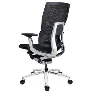 Silla Ergonómica ERGOPLUS, Premium, Estructura Metal, Malla Negra