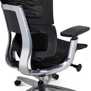 Silla Ergonómica ERGOPLUS, Premium, Estructura Metal, Malla Negra