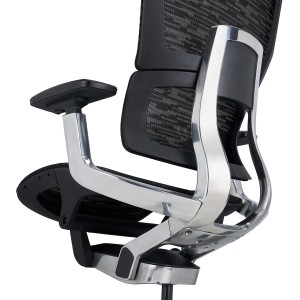 Silla Ergonómica ERGOPLUS, Premium, Estructura Metal, Malla Negra