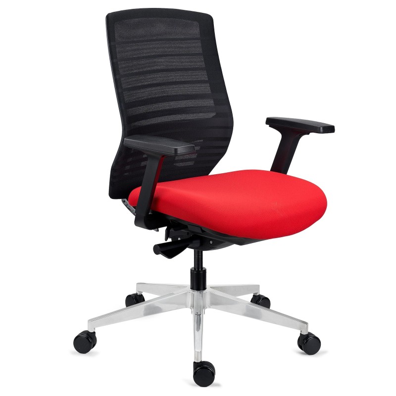 Silla Ergonómica TAURUS en Malla Negra