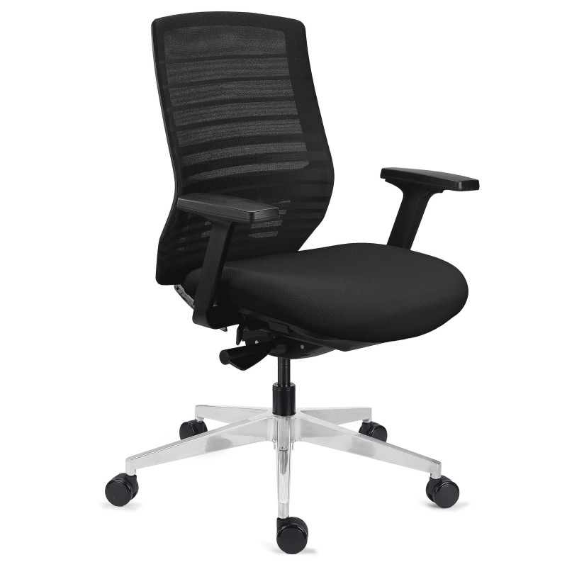 Silla Ergonómica TAURUS en Malla Negra