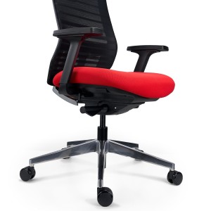 Silla Ergonómica TAURUS con Reposacabezas en Malla Negra