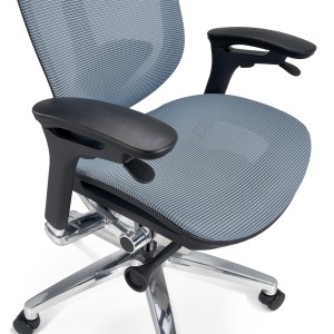 Silla Ergonómica OPTIMA, Estructura Metal, Uso Profesional, Azul