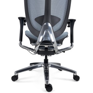 Silla Ergonómica OPTIMA, Estructura Metal, Uso Profesional, Azul