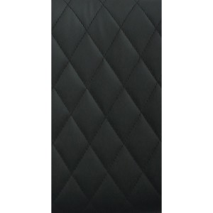 Silla de Oficina SAOKO en Madera Nogal y Piel color Negro