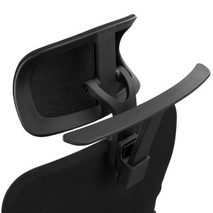 Silla Ergonómica TUDOR, Con Percha, Uso 8H, Malla Acolchada, Negro 