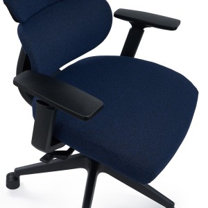 Silla Ergonómica TUDOR, Con Percha, Uso 8H, Malla Acolchada, Negro 