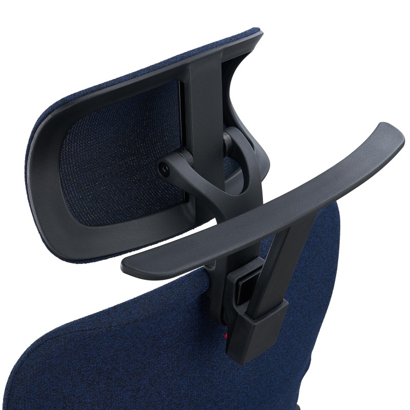 Silla Ergonómica TUDOR, Con Percha, Uso 8H, Malla Acolchada, Negro 