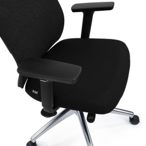 Silla de Oficina Ergonómica ASTRA LUX, Reposacabezas, En Negro