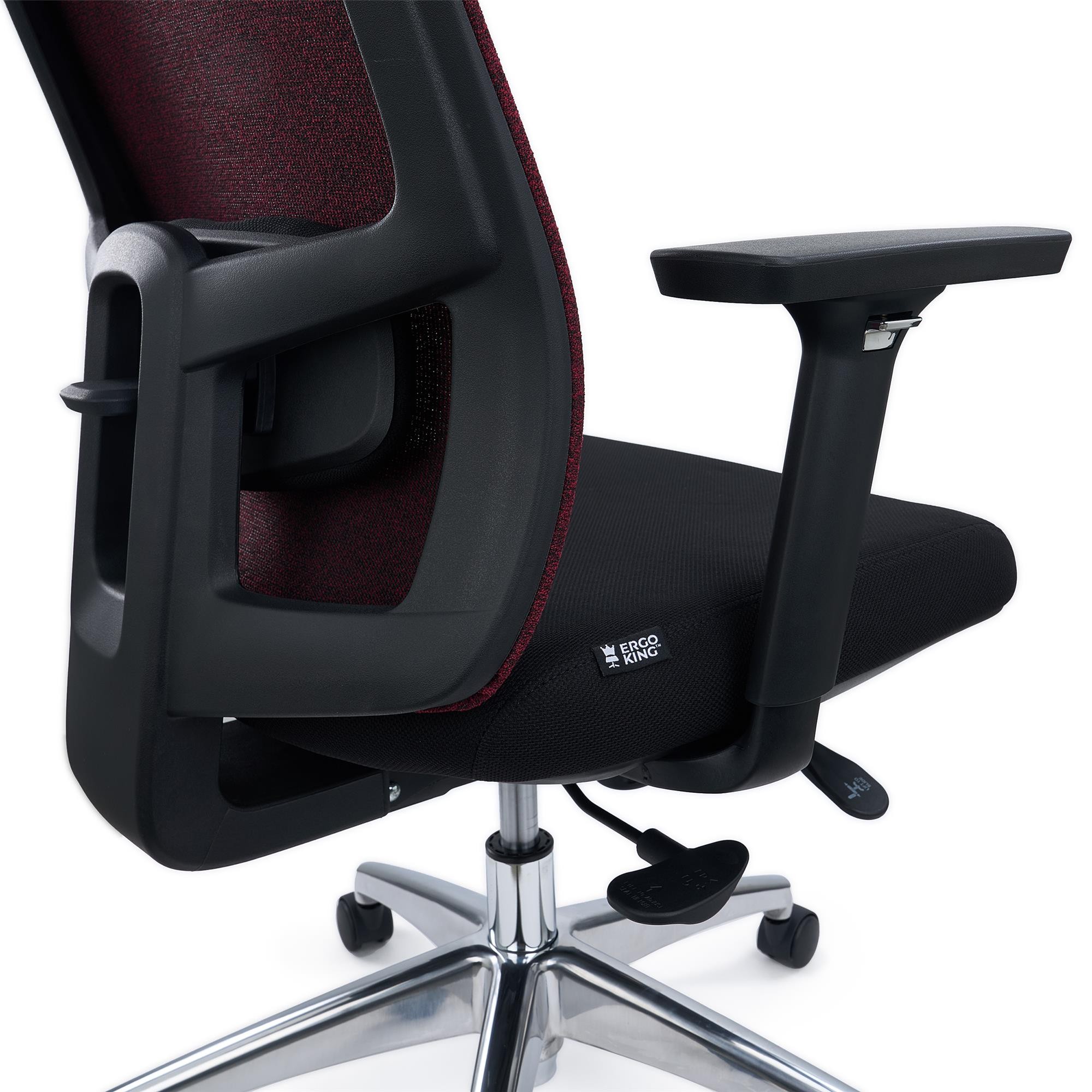 Silla Ergonómica ASTRA LUX, Reposacabezas, Asiento Ajuste Profundidad, Mecanismo Sincro, Uso 8H, Negro