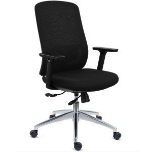 Silla de Oficina Ergonómica ASTRA, Uso Intensivo 8H, En Negro
