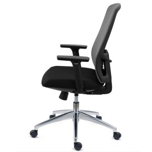 Silla de Oficina Ergonómica ASTRA, Uso Intensivo 8H, En Negro