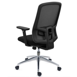 Silla de Oficina Ergonómica ASTRA, Uso Intensivo 8H, En Negro