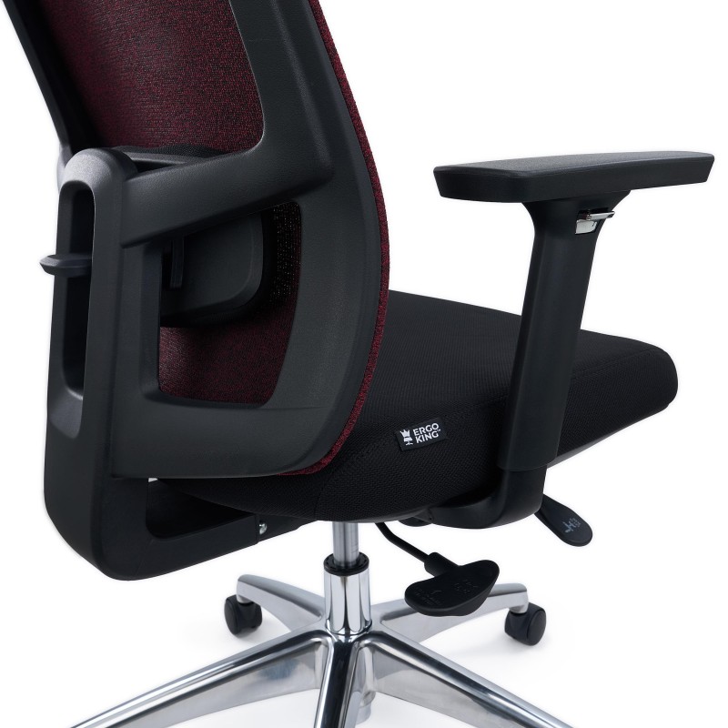 Silla de Oficina Ergonómica ASTRA, Uso Intensivo 8H, En Negro