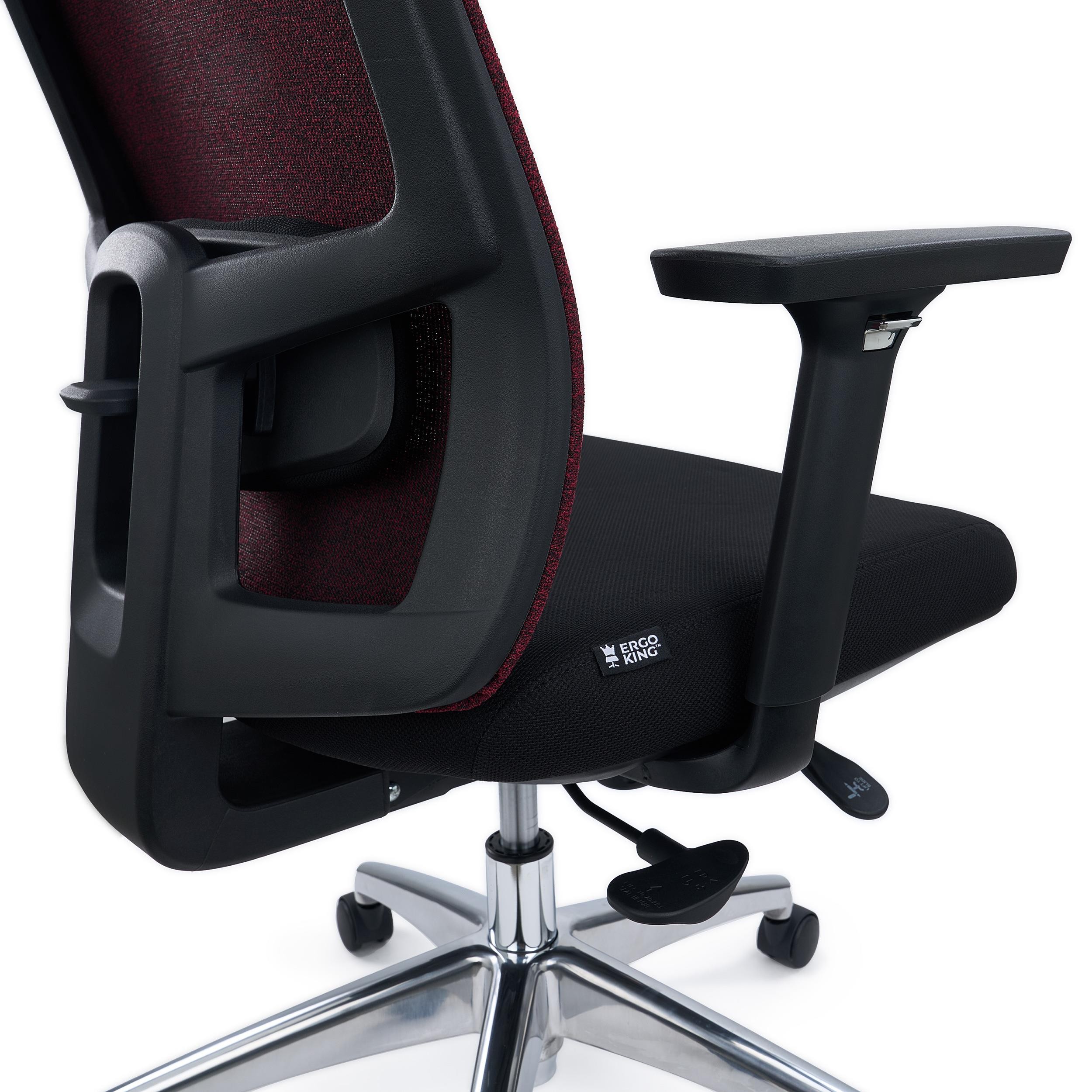 Silla Ergonómica ASTRA, Asiento Ajuste Profundidad, Mecanismo Sincro, Uso Intensivo 8H, Negro
