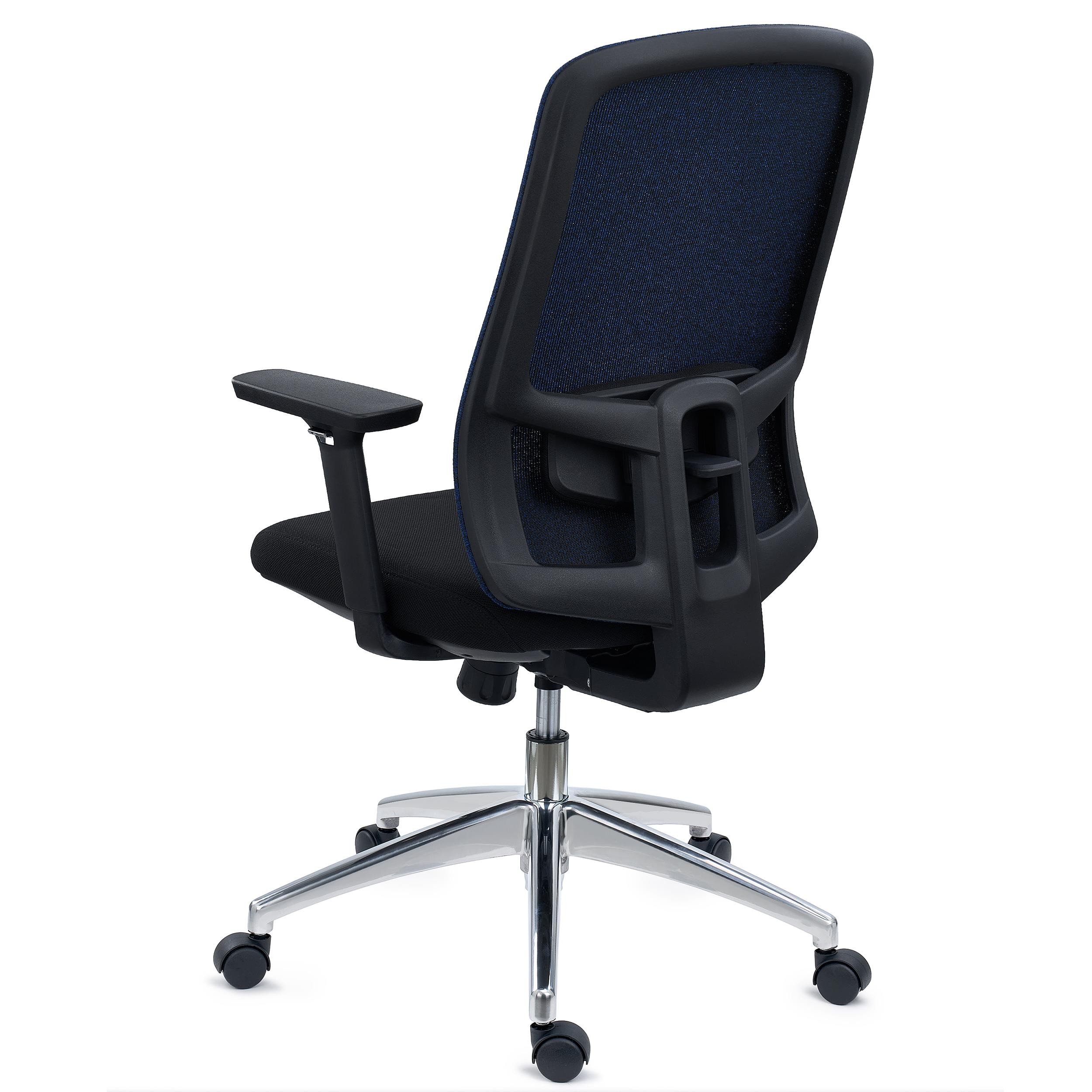 Silla Ergonómica ASTRA, Asiento Ajuste Profundidad, Mecanismo Sincro, Uso Intensivo 8H, Negro