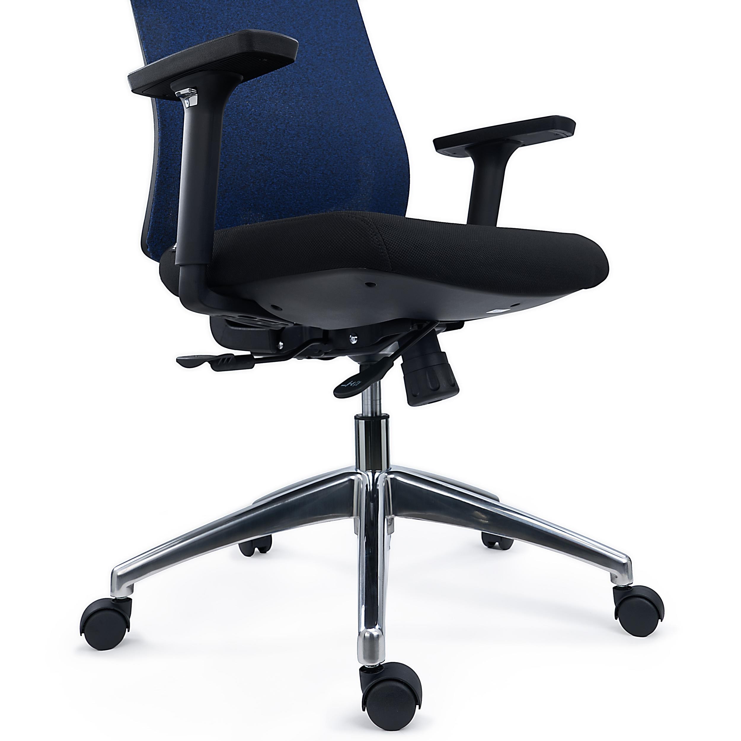 Silla Ergonómica ASTRA, Asiento Ajuste Profundidad, Mecanismo Sincro, Uso Intensivo 8H, Negro