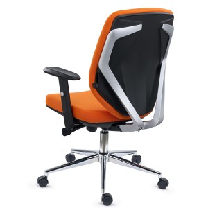 Silla de Oficina Ergonómica TRAFIC, Espuma Inyectada, Tela Negra