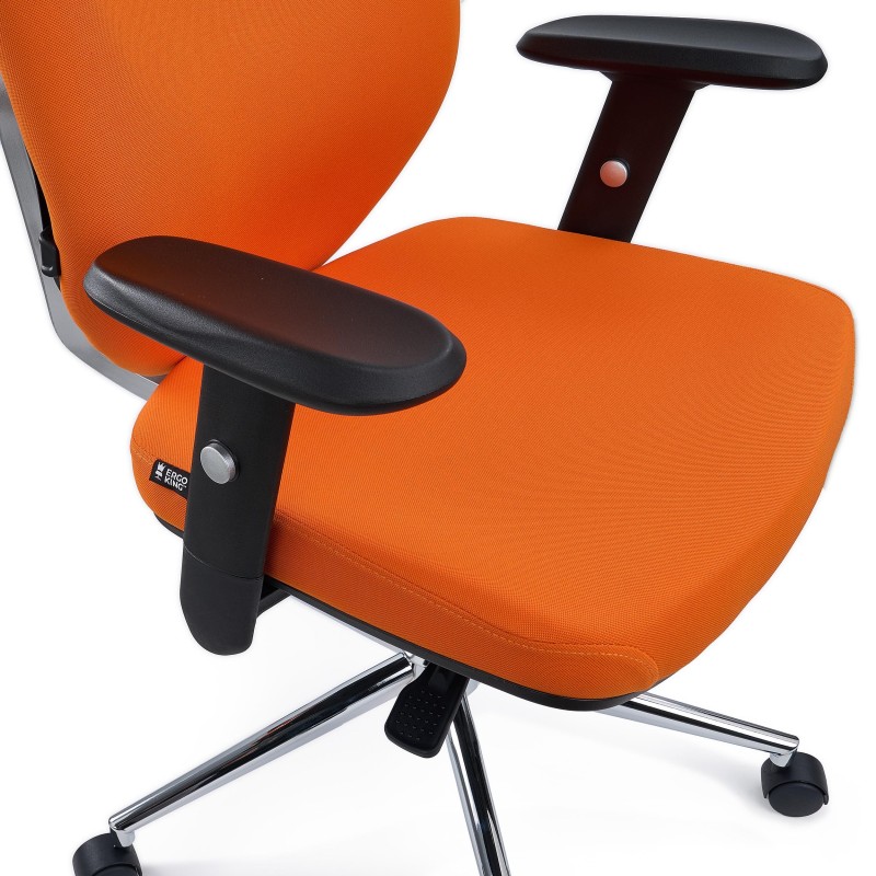 Silla de Oficina Ergonómica TRAFIC, Espuma Inyectada, Tela Negra