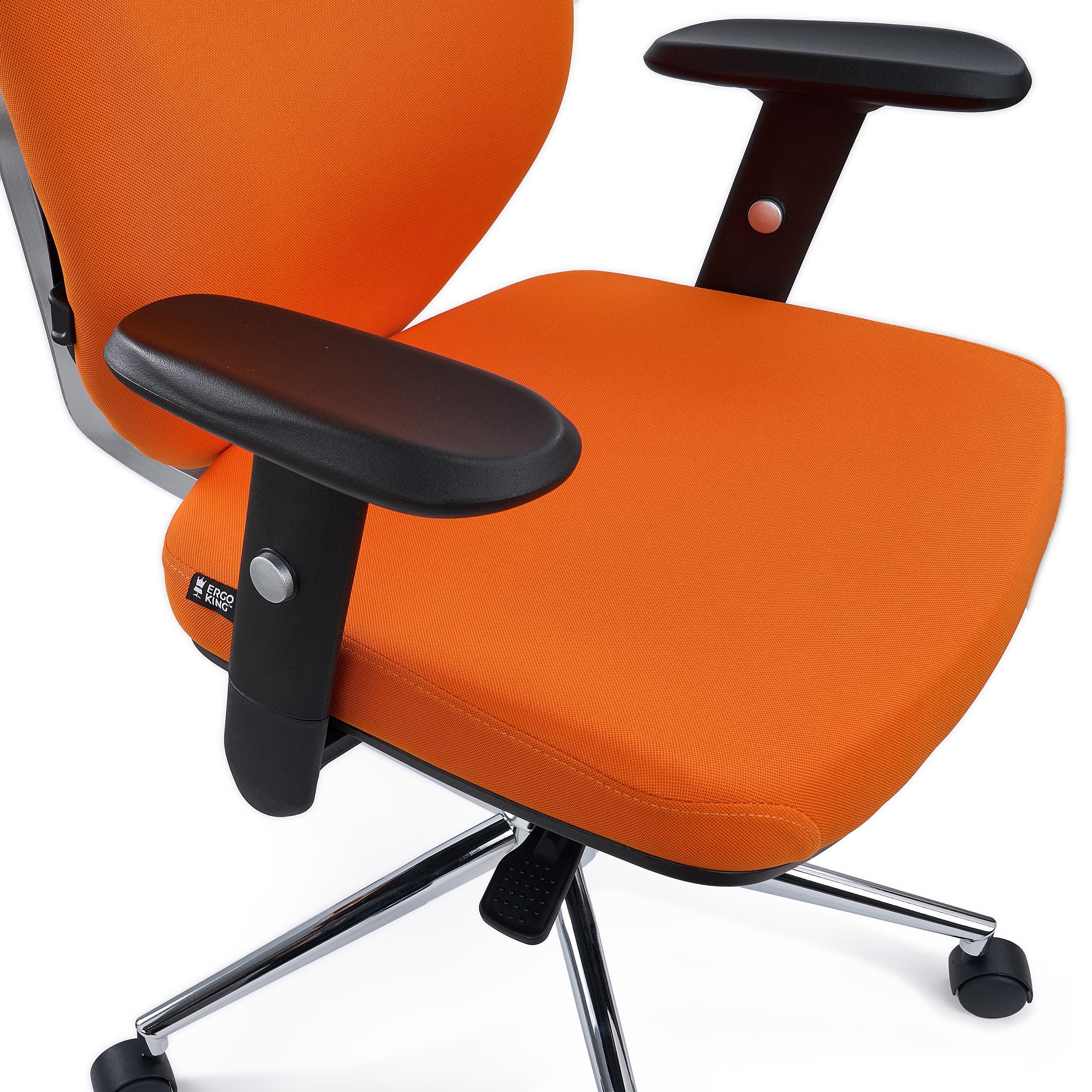 Silla de Oficina TRAFIC, Respaldo con Soporte Lumbar, Gran Acolchado, Robusta, En Tela Negra