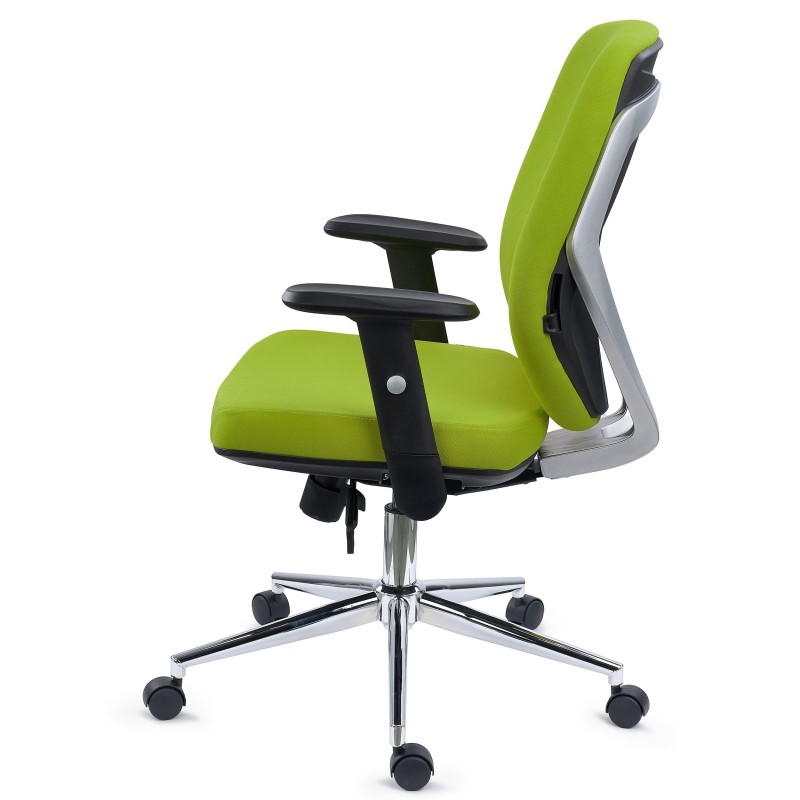 Silla de Oficina Ergonómica TRAFIC, Espuma Inyectada, Tela Negra