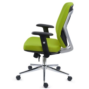 Silla de Oficina Ergonómica TRAFIC, Espuma Inyectada, Tela Negra