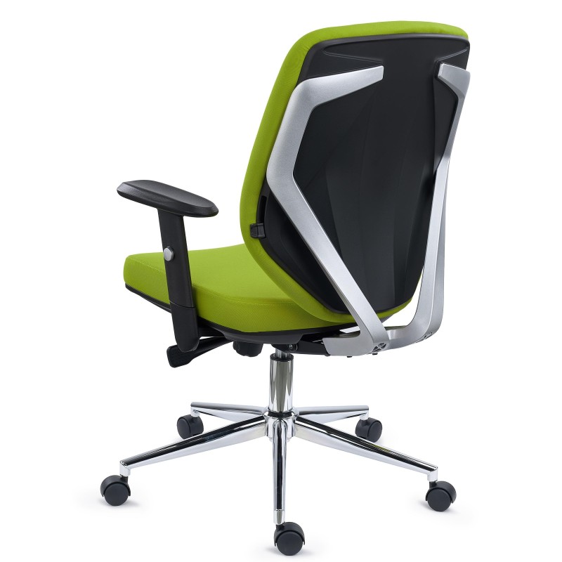 Silla de Oficina Ergonómica TRAFIC, Espuma Inyectada, Tela Negra