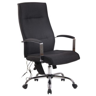 Silla de Oficina PONTIAC MASAJE TELA, color Negro