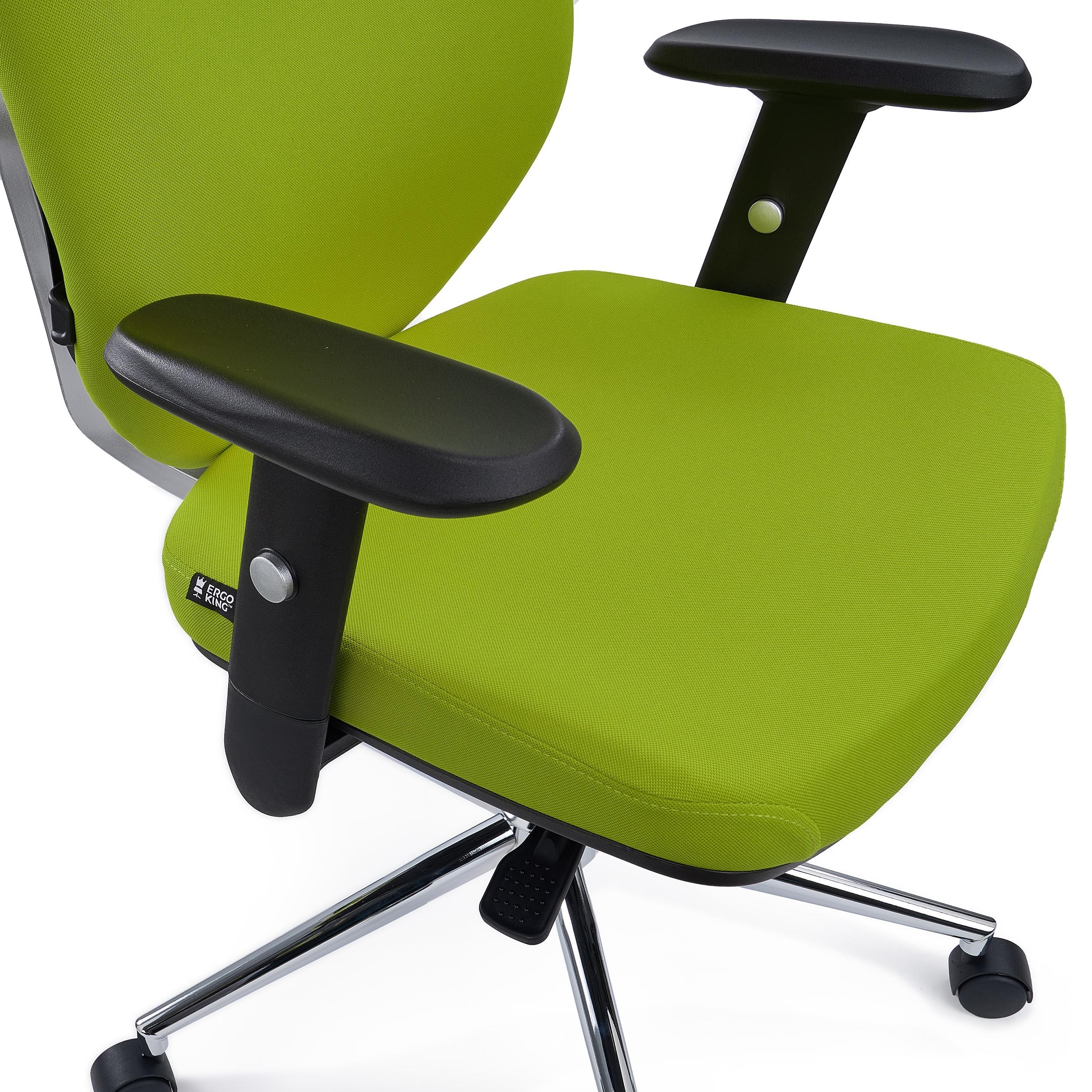 Silla de Oficina TRAFIC, Respaldo con Soporte Lumbar, Gran Acolchado, Robusta, En Tela Negra