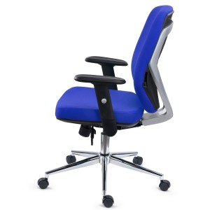 Silla de Oficina Ergonómica TRAFIC, Espuma Inyectada, Tela Negra