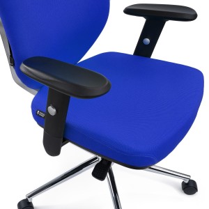 Silla de Oficina Ergonómica TRAFIC, Espuma Inyectada, Tela Negra
