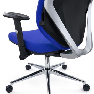 Silla de Oficina Ergonómica TRAFIC, Espuma Inyectada, Tela Negra
