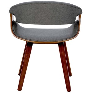 Silla de Confidente MARGOT, marco de madera, color negro
