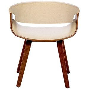 Silla de Confidente MARGOT, marco de madera, color negro