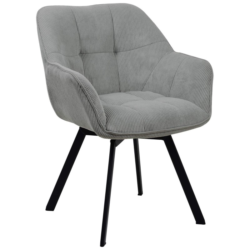 Silla de Confidente TAMMY, Giratoria, color Negro