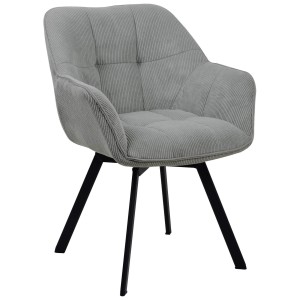 Silla de Confidente TAMMY, Giratoria, color Negro