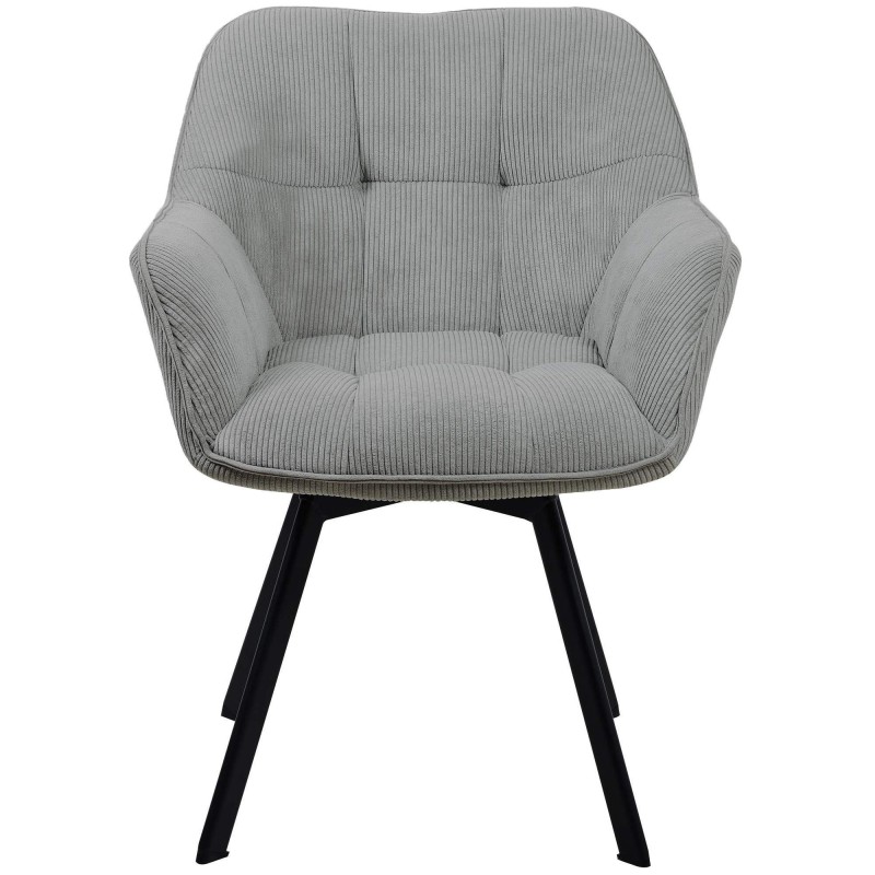 Silla de Confidente TAMMY, Giratoria, color Negro