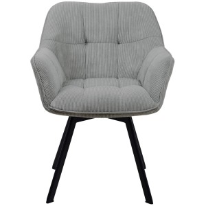 Silla de Confidente TAMMY, Giratoria, color Negro