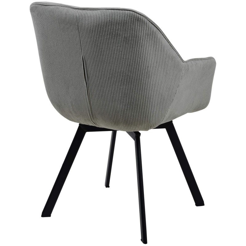 Silla de Confidente TAMMY, Giratoria, color Negro