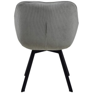 Silla de Confidente TAMMY, Giratoria, color Negro