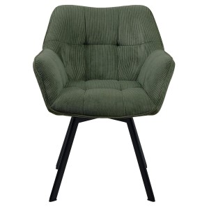 Silla de Confidente TAMMY, Giratoria, color Negro