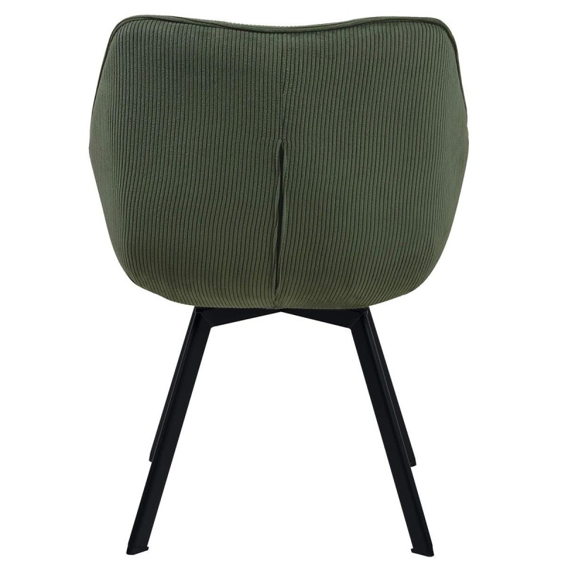 Silla de Confidente TAMMY, Giratoria, color Negro