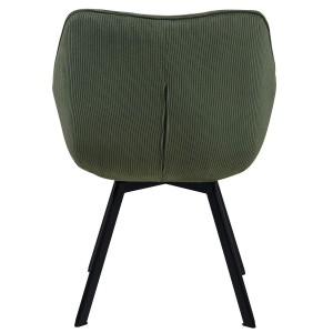 Silla de Confidente TAMMY, Giratoria, color Negro