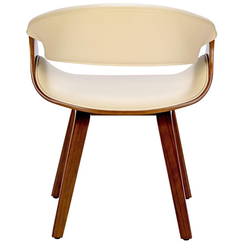 Silla de Confidente MARGOT, marco de madera, color negro
