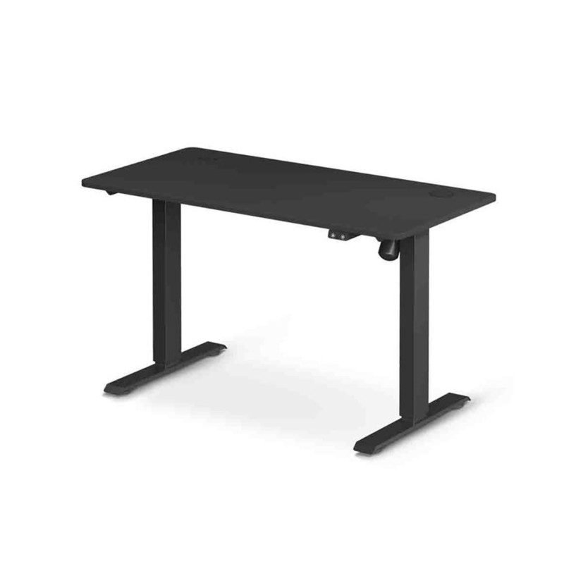 Mesa de odernador elevable MONFORTE, sencilla y moderna, en color Negro