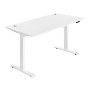 Mesa de odernador elevable MONFORTE, sencilla y moderna, en color Negro