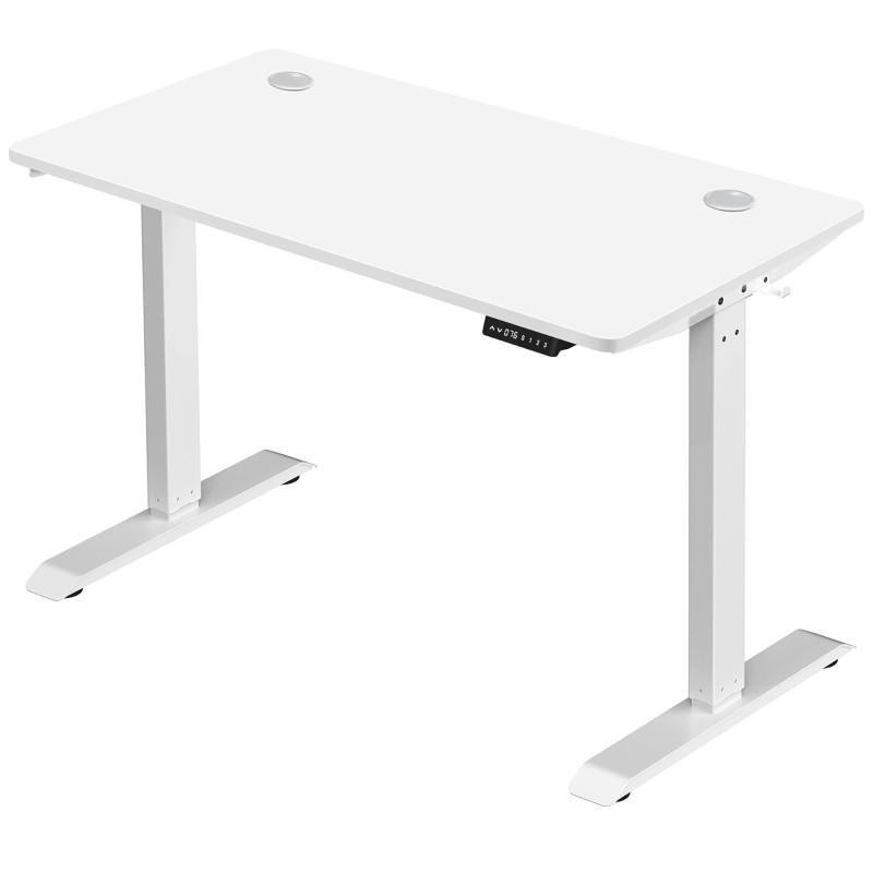 Escritorio ANETO, Altura Regulable Eléctrica, 120x60x73,5-119 cm, Negro