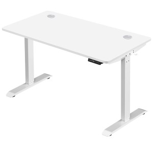Escritorio ANETO, Altura Regulable Eléctrica, 140x60x73,5-119 cm, Negro